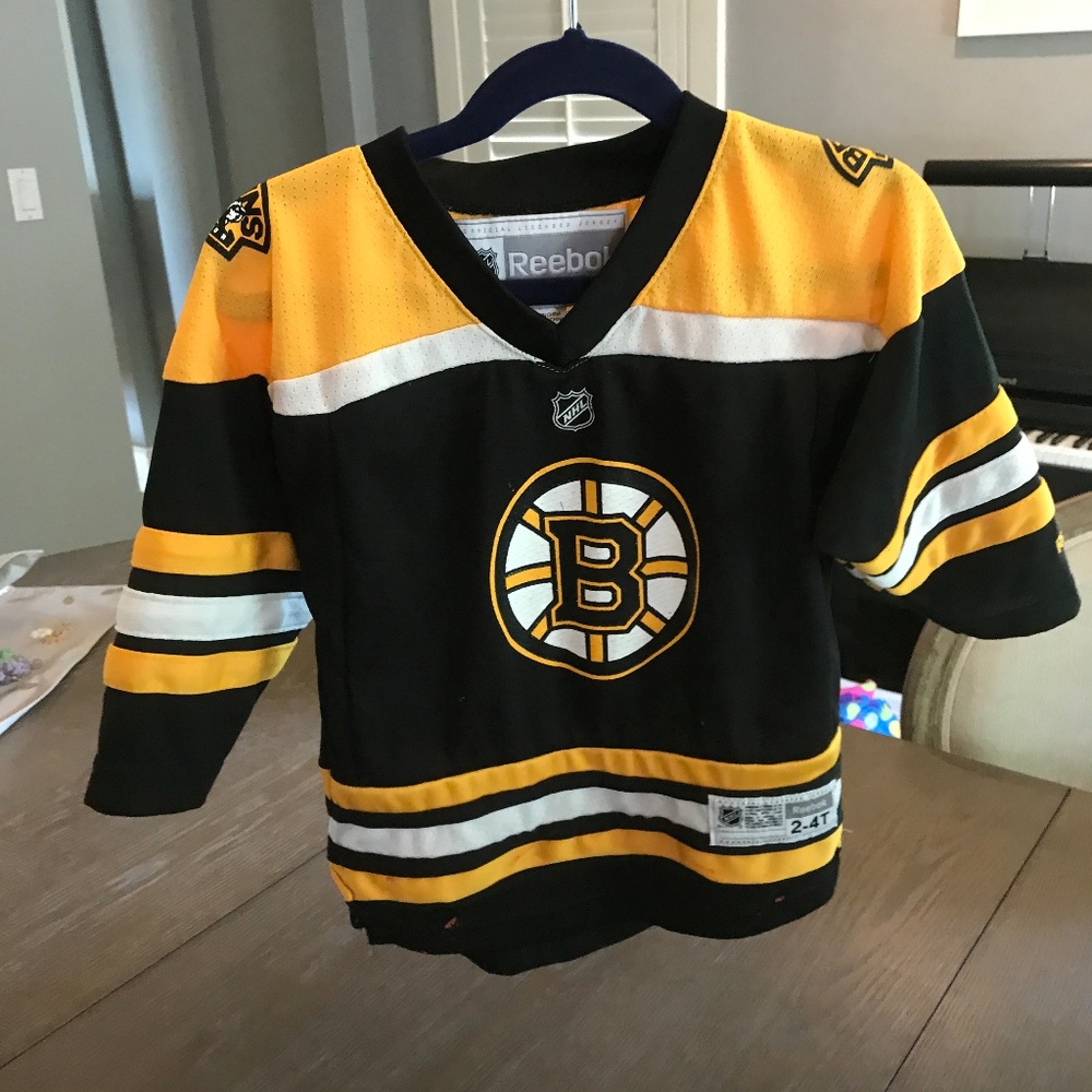 Toddler Bruins home jersey, 2-4T